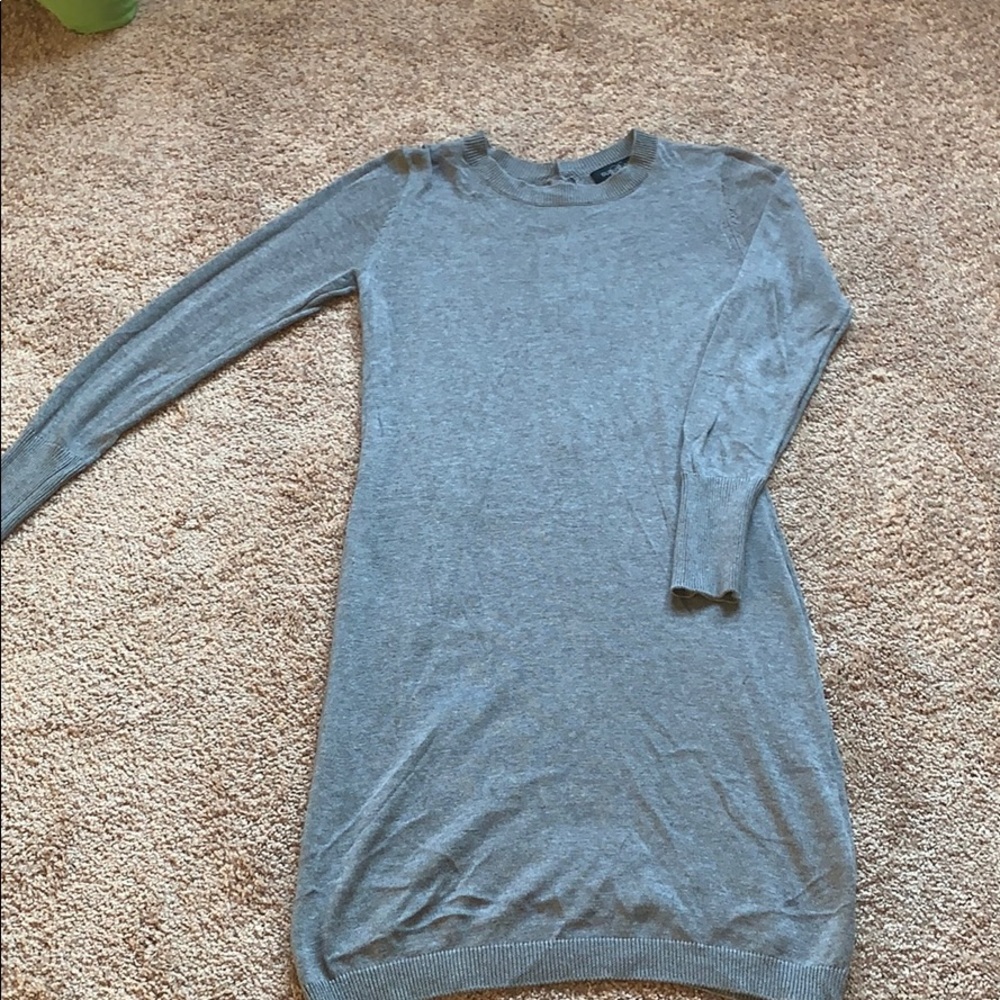 August silk sweater dress.